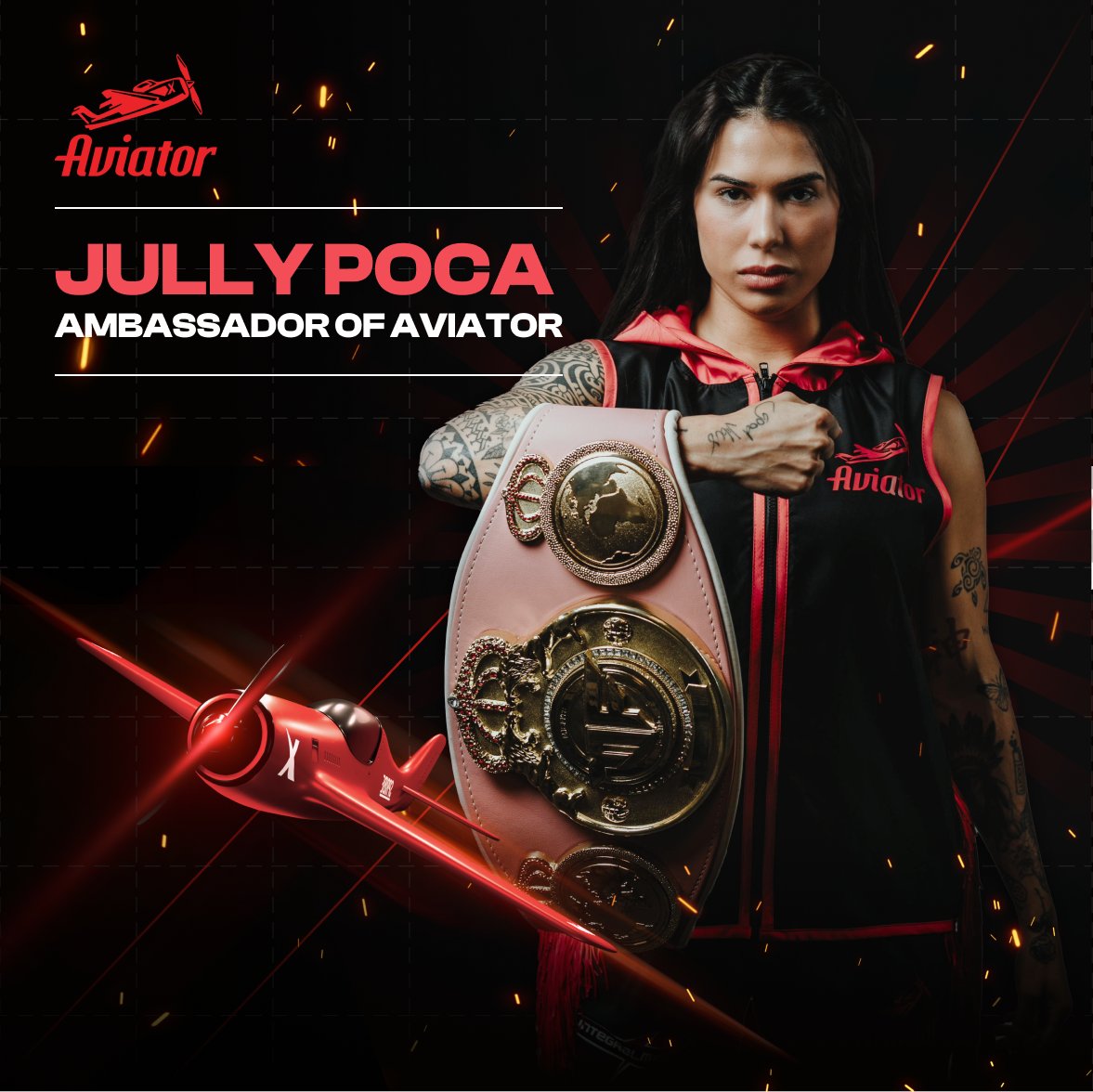 Jully Poca, the ambassador of Aviator